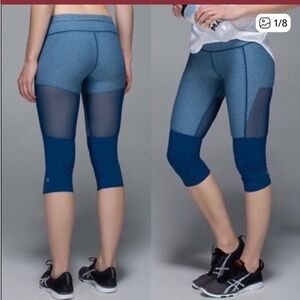 Lulu lemon Women's Blue Athletic  Leggings